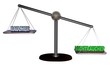 3D Waage3 - RAUCHER - NICHTRAUCHER