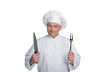 cook isolated on white background