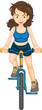 girl on bike