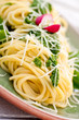 Spaghetti mit Bärlauchpesto