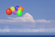 Beautiful balloon with blue sky