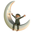 Aufwachen auf dem Mond