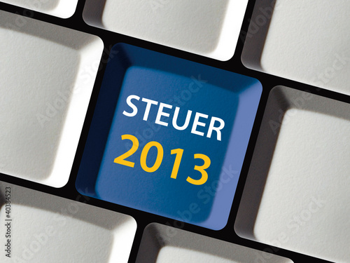 Illustration: Steuererklärung 2013 Steuererklärung 2013