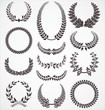 Laurel wreath set Laurel wreath set