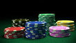 Set of Casino chips Set of Casino chips