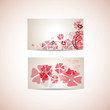 Floral business card template