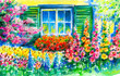 Window in garden