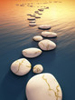 step stones sunset step stones sunset