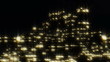 City nightscape flight abstract  for urban backgrounds