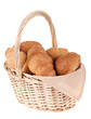 a basket of rolls
