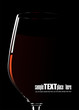 Glass of red wine. Vector illustration on white background Glass of red wine. Vector illustration on white background