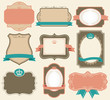 Set of Natural Premium Quality Labels