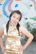 happy Chinese new year - beautiful young Asian woman