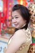 happy Chinese new year - beautiful young Asian woman