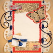 Old Scrapbook Photo Frame