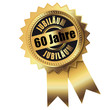 60 Jahre - Jubiläum gold