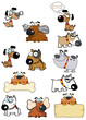 Vector: Different Breeds Of Dog. Vector Collection Different Breeds Of Dog. Vector Collection