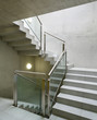 beautiful new building interior, staircase beautiful new building interior, staircase
