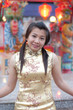happy Chinese new year - beautiful young Asian woman