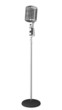Classic microphone on a long stand