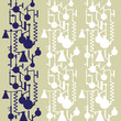 Science lab banner seamless pattern