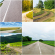 country roads in different seasons country roads in different seasons