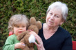 grandma and grandchild grandma and grandchild