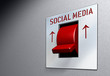 Illustrazione: social network and media concept, switch social network and media concept, switch