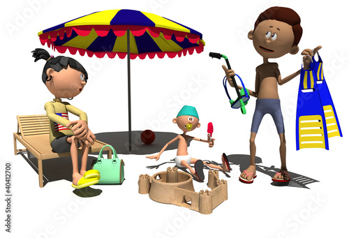 Illustration: Funny figures. Funny figures.