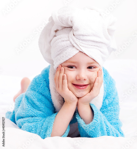 Foto: child after the shower child after the shower