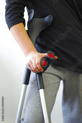 Photo: Crutches - Person Crutches - Person