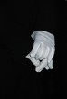Manos con guantes
