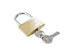 Photo: Metal padlock Metal padlock