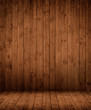 Innenraum mit Holzwand Innenraum mit Holzwand