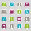 16 icons Friseur