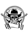 cowboy and two pistols