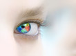 Oeil multicolore