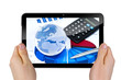 Tablet mit Marketing Tablet mit Marketing