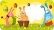 Vector: easter card easter card