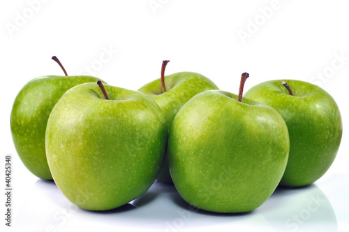 Photo: Five Green Apples Five Green Apples