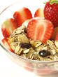 Fruit dessert, closeup Fruit dessert, closeup
