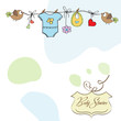 baby boy shower card