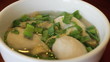 Warm miso soup
