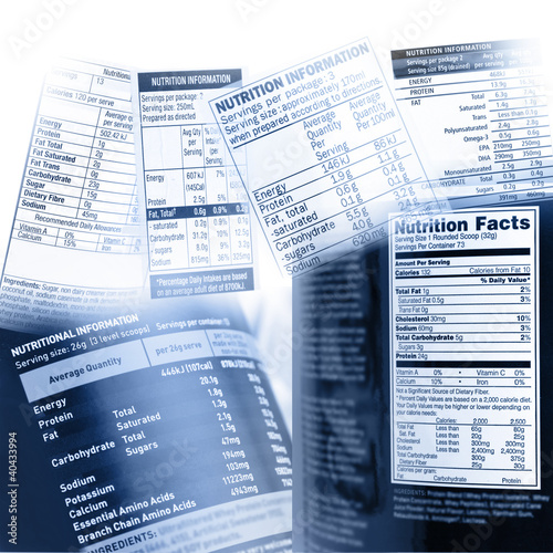 Photo: Nutrition information Nutrition information