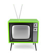 Green retro TV Green retro TV