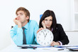 young business people in office