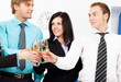 young business people in office young business people in office