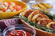 Cutlets with fresh rosemary