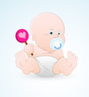 Baby with Lollipop