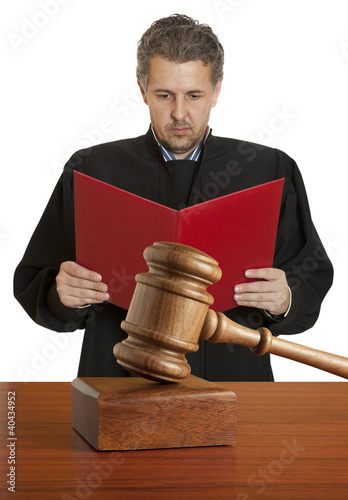 Photo: Gavel & male judge Gavel & male judge